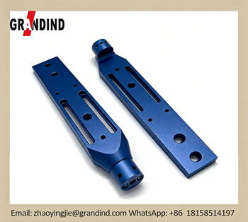CNC Machined Aluminum Blue Anodized Component