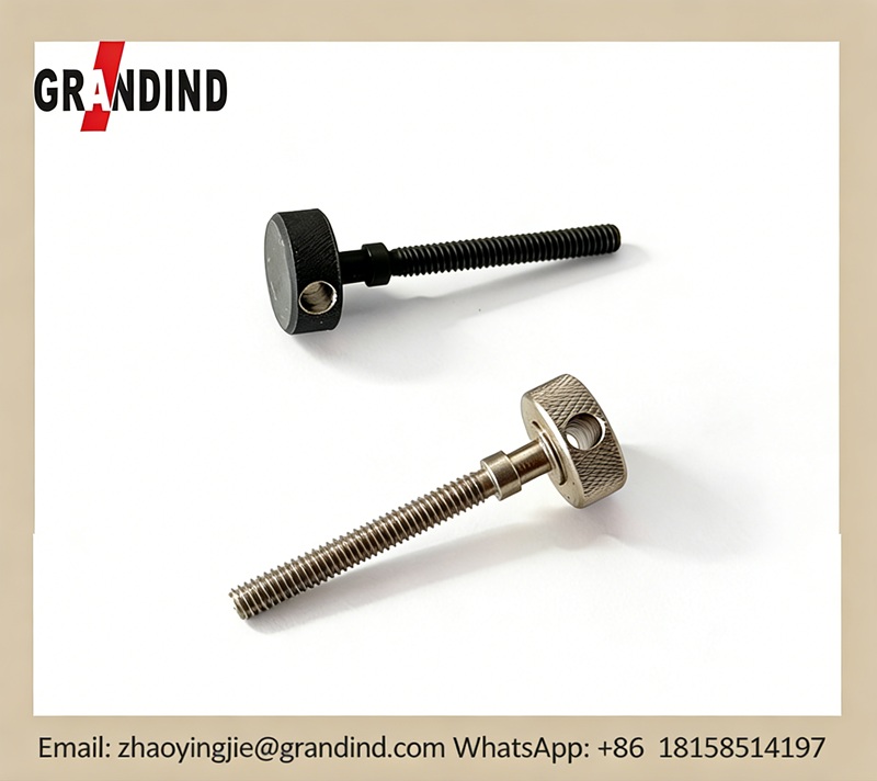 Technical Selection Guide: Custom M5 Alloy Steel Thumb Screw with Side Pin Hole for Industrial Equipment Fixation