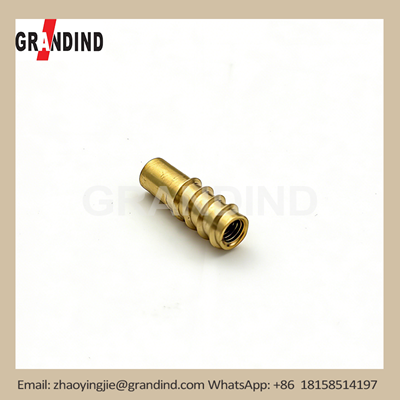CNC Machined Brass Worm Shaft