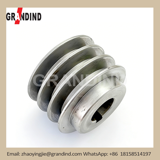 CNC Machined Multi-Groove Steel Pulley