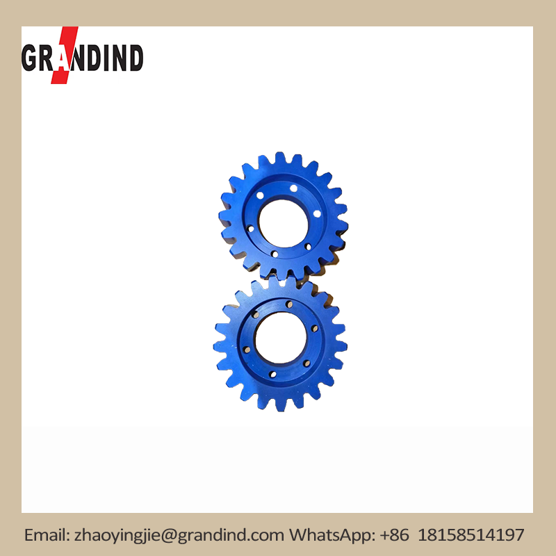 precision blue NYLON gear CNC machining