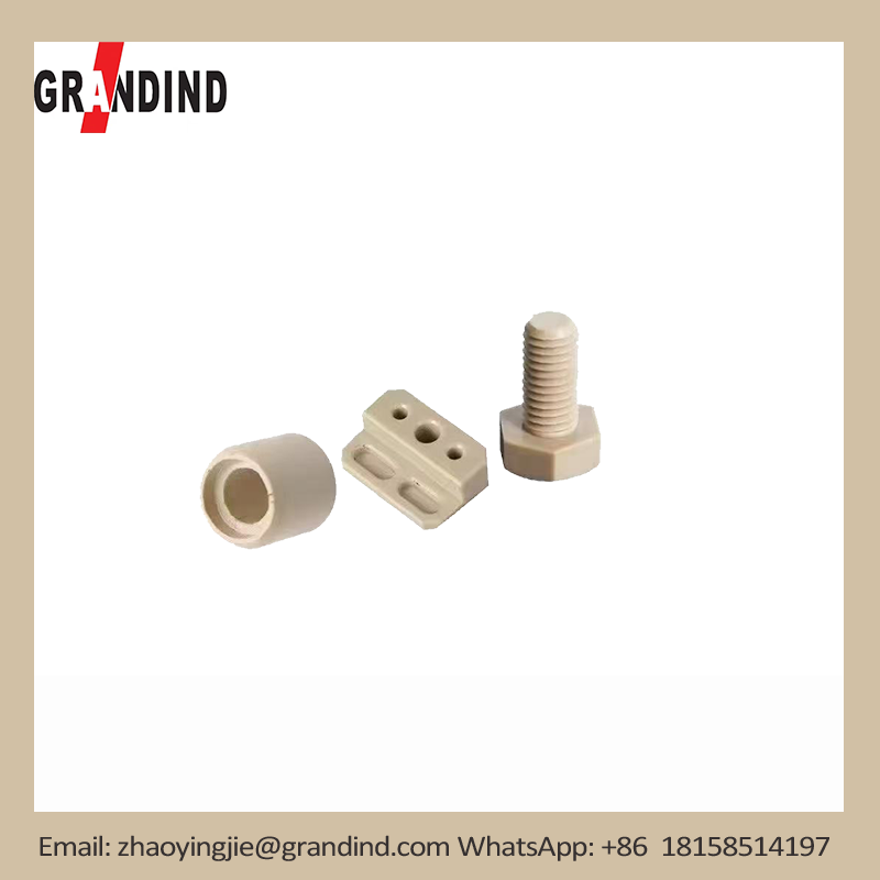 precision PEEK fixing parts CNC machining